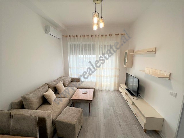 One bedroom apartment for rent in Magnet Complex, near 21 Dhjetori area in Tirana, Albania.
It is p